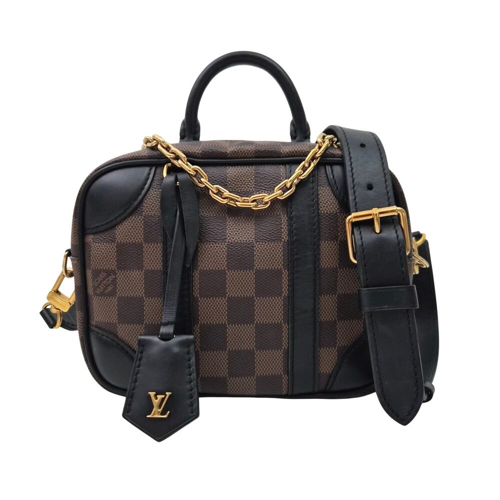 Louis Vuitton Damier Ebene Valisette Souple BB Black